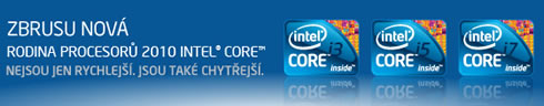 Procesory Intel� Core� i7, Intel� Core� i5 a Intel� Core� i3